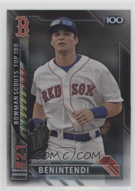 2016 Bowman - Bowman Scouts 100 #BTP-21 - Andrew Benintendi