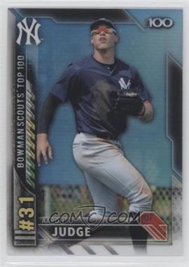 2016 Bowman - Bowman Scouts 100 #BTP-31 - Aaron Judge