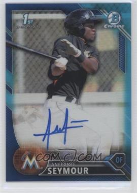 2016 Bowman - Chrome Prospect Autographs - Blue Refractor #CPA-AS - Anfernee Seymour /150