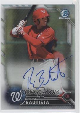 2016 Bowman - Chrome Prospect Autographs - Refractor #CPA-RB - Rafael Bautista /499