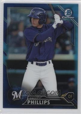 2016 Bowman - Chrome Prospects - Blue Refractor #BCP136 - Brett Phillips /150