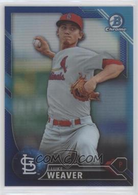 2016 Bowman - Chrome Prospects - Blue Refractor #BCP141 - Luke Weaver /150 [EX to NM]