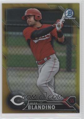 2016 Bowman - Chrome Prospects - Gold Refractor #BCP119 - Alex Blandino /50