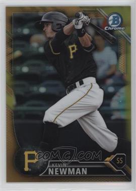 2016 Bowman - Chrome Prospects - Gold Refractor #BCP73 - Kevin Newman /50