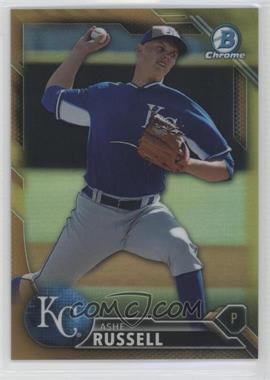 2016 Bowman - Chrome Prospects - Gold Refractor #BCP75 - Ashe Russell /50