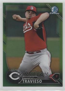 2016 Bowman - Chrome Prospects - Green Refractor #BCP149 - Nick Travieso /99