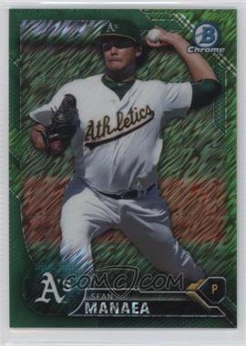 2016 Bowman - Chrome Prospects - Green Shimmer Refractor #BCP130 - Sean Manaea /99