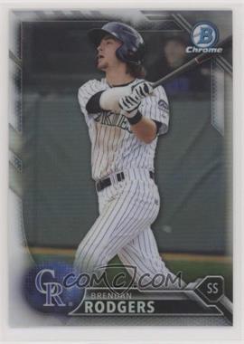 2016 Bowman - Chrome Prospects - Refractor #BCP100 - Brendan Rodgers /499