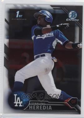 2016 Bowman - Chrome Prospects #BCP18 - Starling Heredia