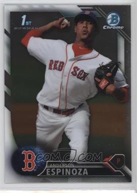 2016 Bowman - Chrome Prospects #BCP40 - Anderson Espinoza