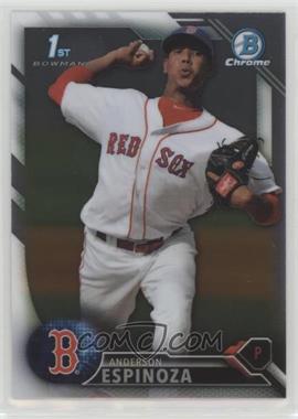 2016 Bowman - Chrome Prospects #BCP40 - Anderson Espinoza