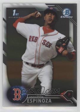 2016 Bowman - Chrome Prospects #BCP40 - Anderson Espinoza