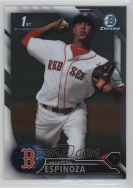 2016 Bowman - Chrome Prospects #BCP40 - Anderson Espinoza