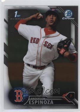 2016 Bowman - Chrome Prospects #BCP40 - Anderson Espinoza