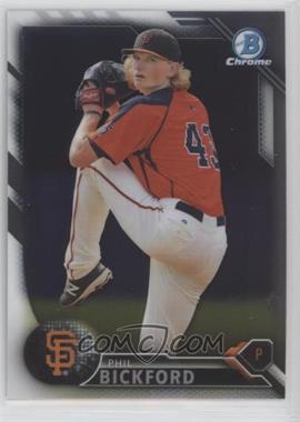 2016 Bowman - Chrome Prospects #BCP72 - Phil Bickford