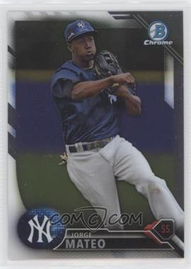 2016 Bowman - Chrome Prospects #BCP94 - Jorge Mateo