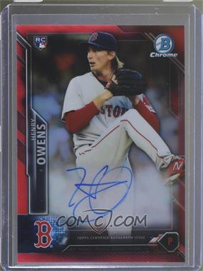 2016 Bowman - Chrome Rookie Autographs - Red Refractor #CRA-HOW - Henry Owens /5