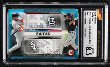 2016 Bowman - Family Tree - Blue #FT-T - Fernando Tatis Jr., Fernando Tatis /150 [CSG 8.5 NM/Mint+]