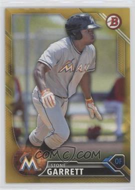 2016 Bowman - Prospects - Gold #BP9 - Stone Garrett /50