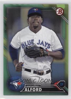 2016 Bowman - Prospects - Green #BP59 - Anthony Alford /99