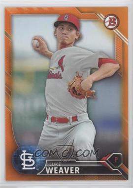 2016 Bowman - Prospects - Orange #BP141 - Luke Weaver /25