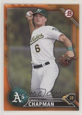 2016 Bowman - Prospects - Orange #BP147 - Matt Chapman /25