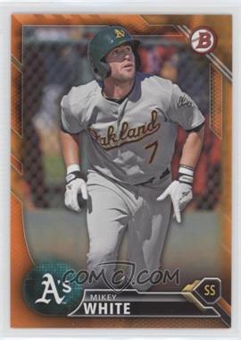 2016 Bowman - Prospects - Orange #BP44 - Mikey White /25 [Noted]