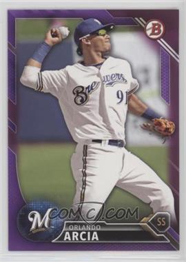 2016 Bowman - Prospects - Purple #BP2 - Orlando Arcia /250