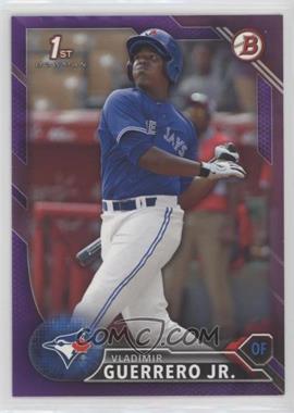 2016 Bowman - Prospects - Purple #BP55 - Vladimir Guerrero Jr. /250