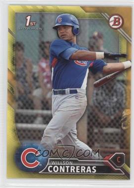 2016 Bowman - Prospects - Yellow #BP16 - Willson Contreras