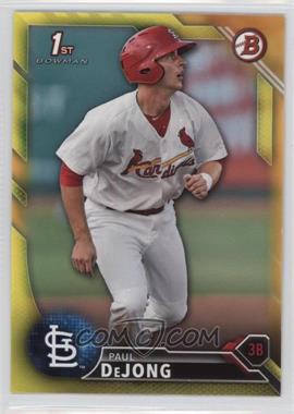 2016 Bowman - Prospects - Yellow #BP43 - Paul DeJong