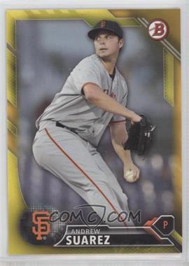 2016 Bowman - Prospects - Yellow #BP45 - Andrew Suarez