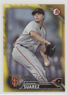 2016 Bowman - Prospects - Yellow #BP45 - Andrew Suarez