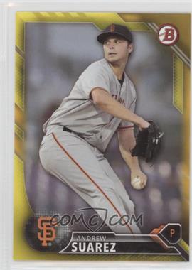 2016 Bowman - Prospects - Yellow #BP45 - Andrew Suarez