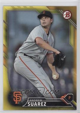 2016 Bowman - Prospects - Yellow #BP45 - Andrew Suarez