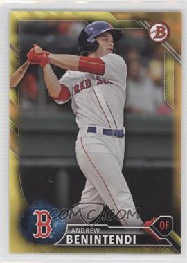 2016 Bowman - Prospects - Yellow #BP62 - Andrew Benintendi