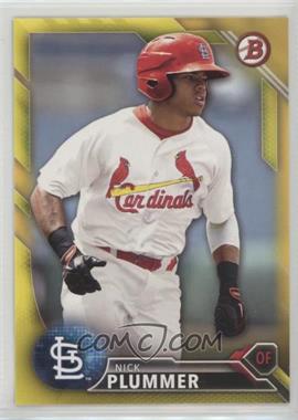 2016 Bowman - Prospects - Yellow #BP77 - Nick Plummer