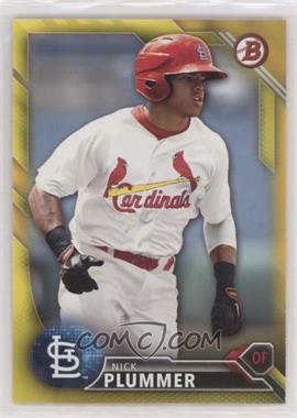 2016 Bowman - Prospects - Yellow #BP77 - Nick Plummer