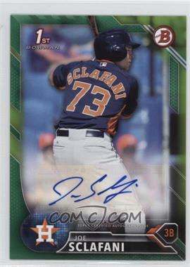 2016 Bowman - Retail Prospect Autographs - Green #PA-JS - Joe Sclafani /99