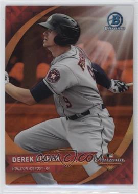 2016 Bowman Chrome - 2015 AFL Fall Stars - Orange Refractor #AFL-DF - Derek Fisher /25