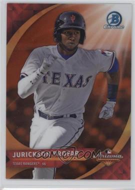 2016 Bowman Chrome - 2015 AFL Fall Stars - Orange Refractor #AFL-JP - Jurickson Profar /25