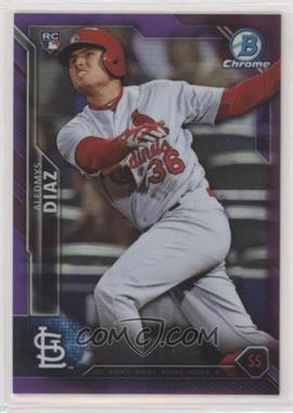 2016 Bowman Chrome - [Base] - Purple Refractor #20 - Aledmys Diaz /250