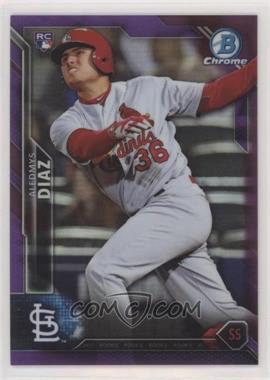 2016 Bowman Chrome - [Base] - Purple Refractor #20 - Aledmys Diaz /250