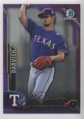 2016 Bowman Chrome - [Base] - Purple Refractor #47 - Yu Darvish /250