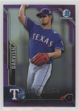 2016 Bowman Chrome - [Base] - Purple Refractor #47 - Yu Darvish /250