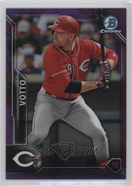 2016 Bowman Chrome - [Base] - Purple Refractor #80 - Joey Votto /250