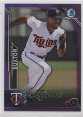 2016 Bowman Chrome - [Base] - Purple Refractor #94 - Byron Buxton /250