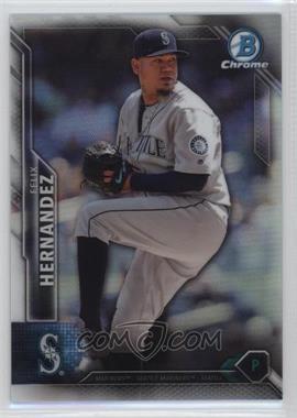 2016 Bowman Chrome - [Base] - Refractor #17 - Felix Hernandez /499