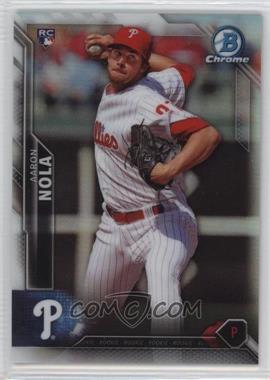 2016 Bowman Chrome - [Base] - Refractor #30 - Aaron Nola /499