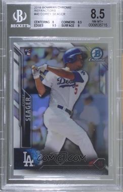 2016 Bowman Chrome - [Base] - Refractor #40 - Corey Seager /499 [BGS 8.5 NM‑MT+]